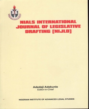 NIALS International Journal of Legislative Drafting